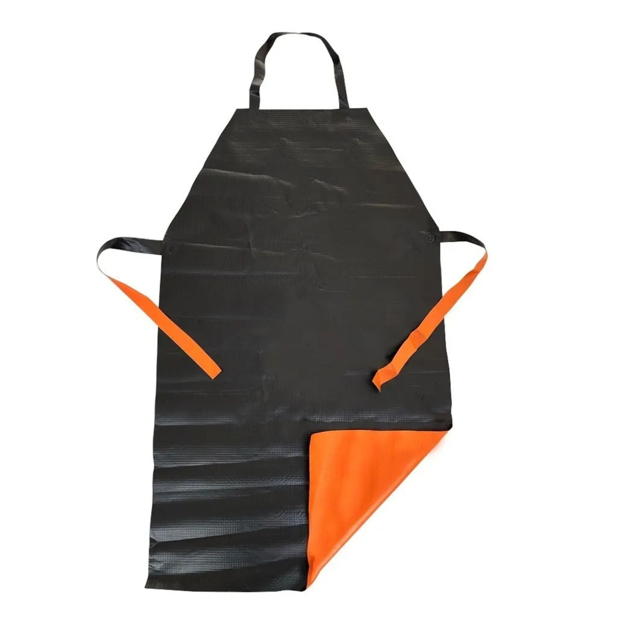 AVENTAL PVC LARANJA/PRETO KP 1000 C/ ENGATE