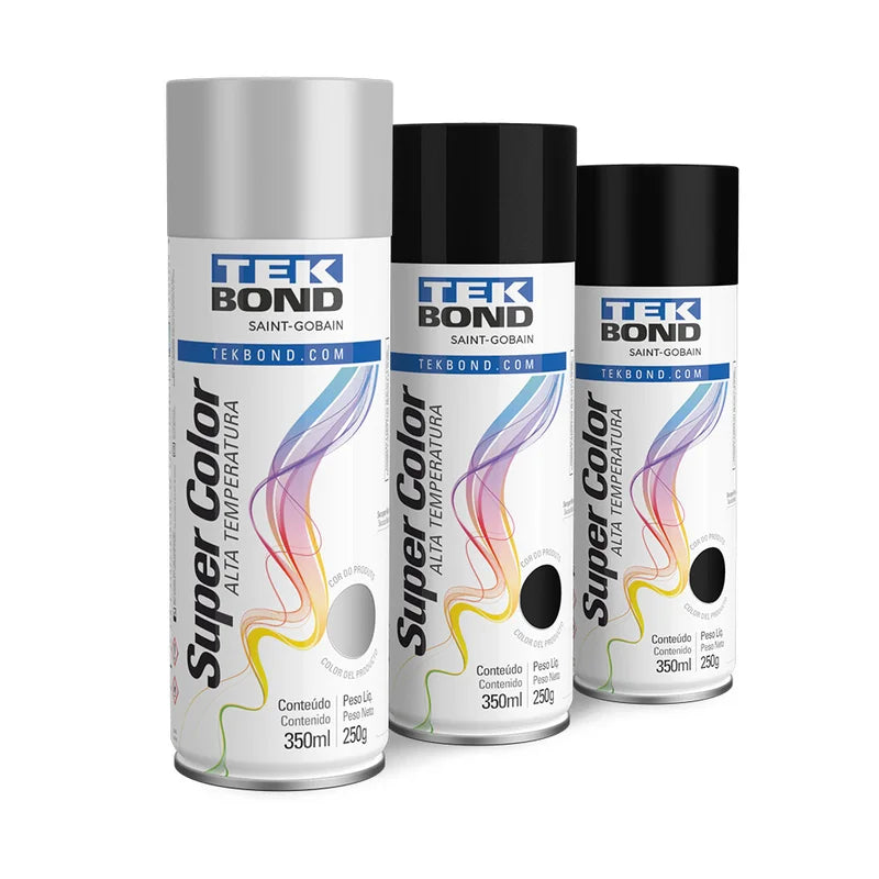 TINTA SPRAY AEROSSOL 350 ML ALTA TEMPERATURA