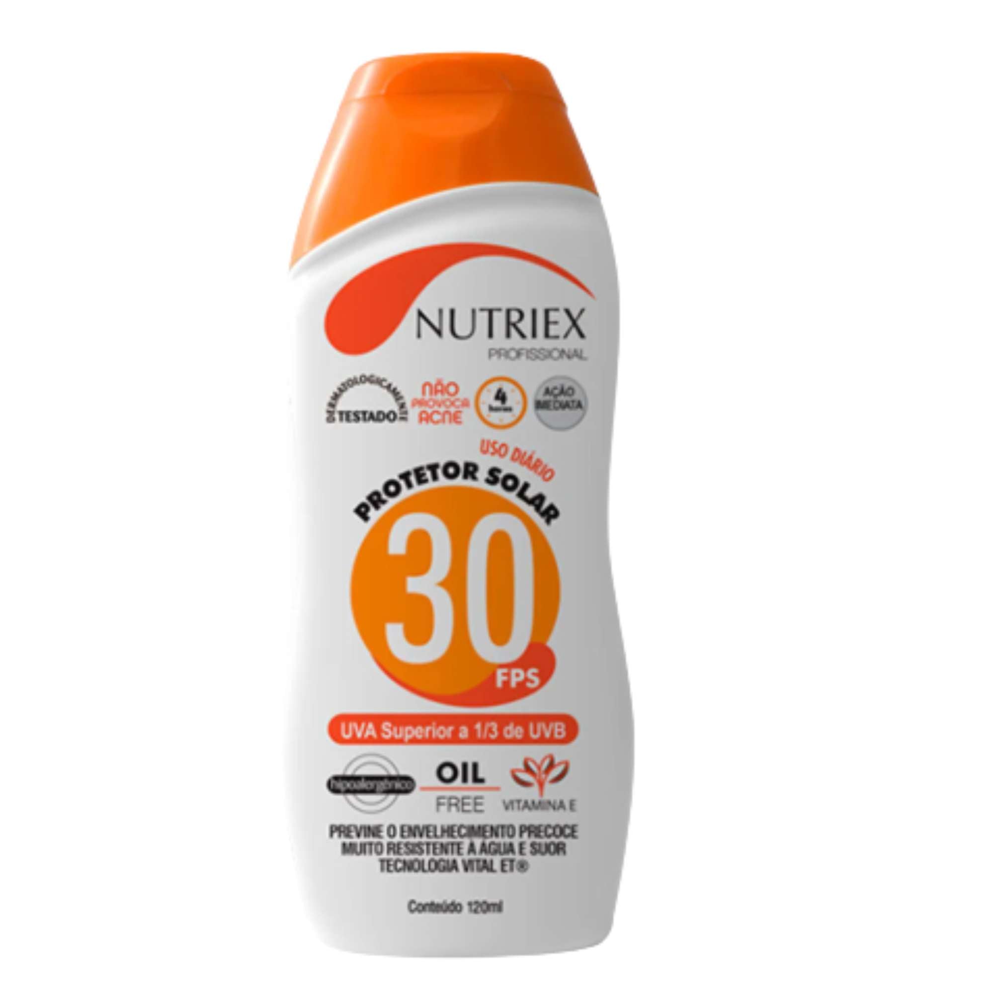 PROTETOR SOLAR NUTRIEX FPS 30 1/3 UVB 120G