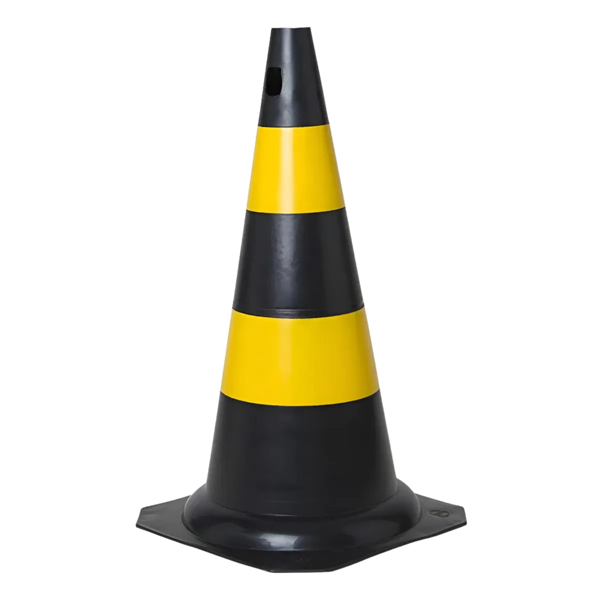 CONE PVC 75 CM PRETO PIC