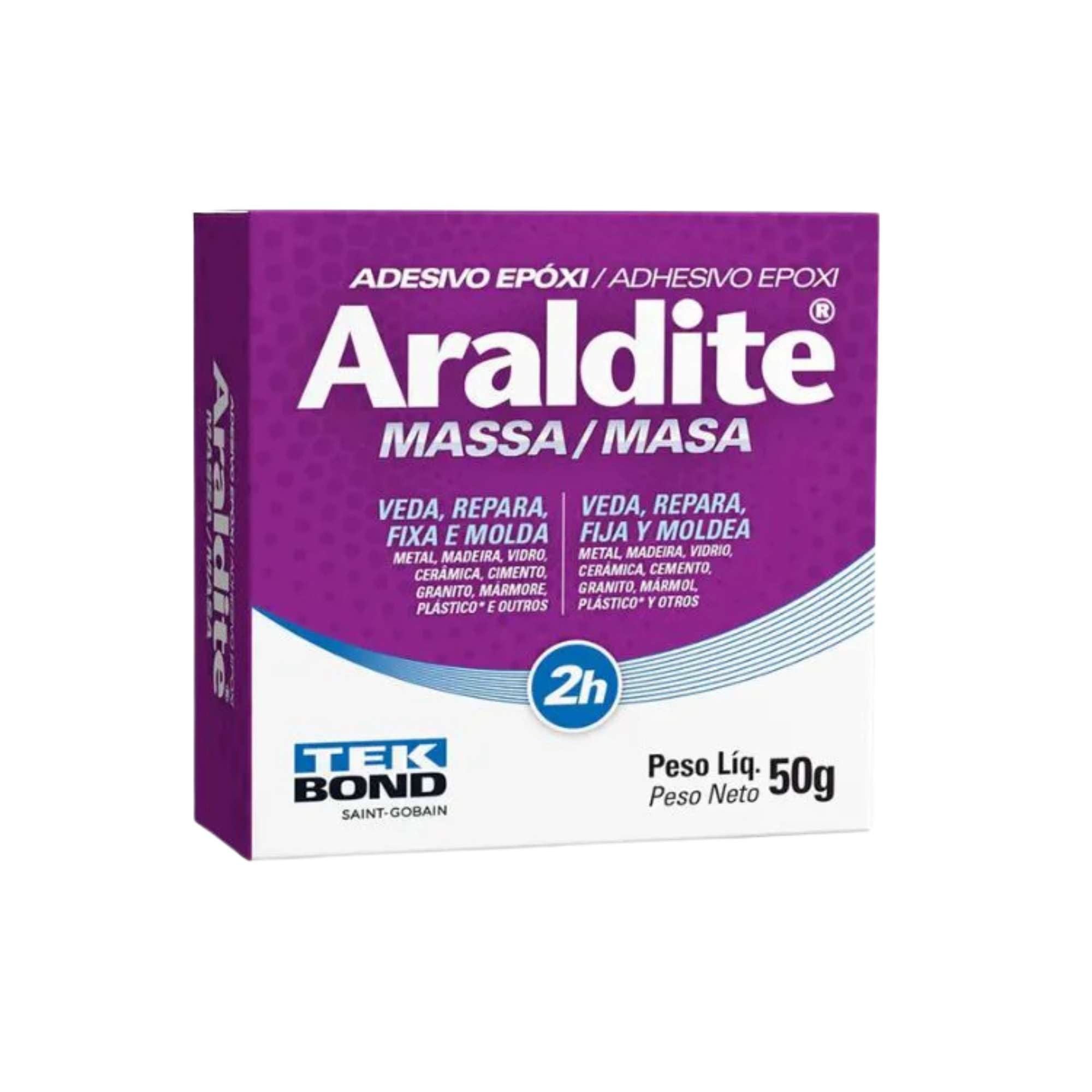 ARALDITE EPOXI MASSA 50G 2H