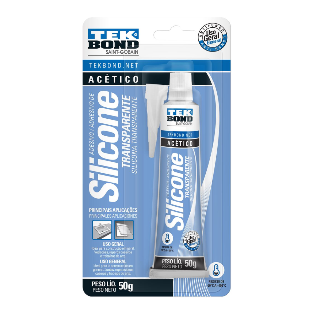 SILICONE ACETICO TEKBOND 50G BLISTER
