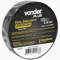 FITA ISOLANTE VONDER 19MMX10M PRETA