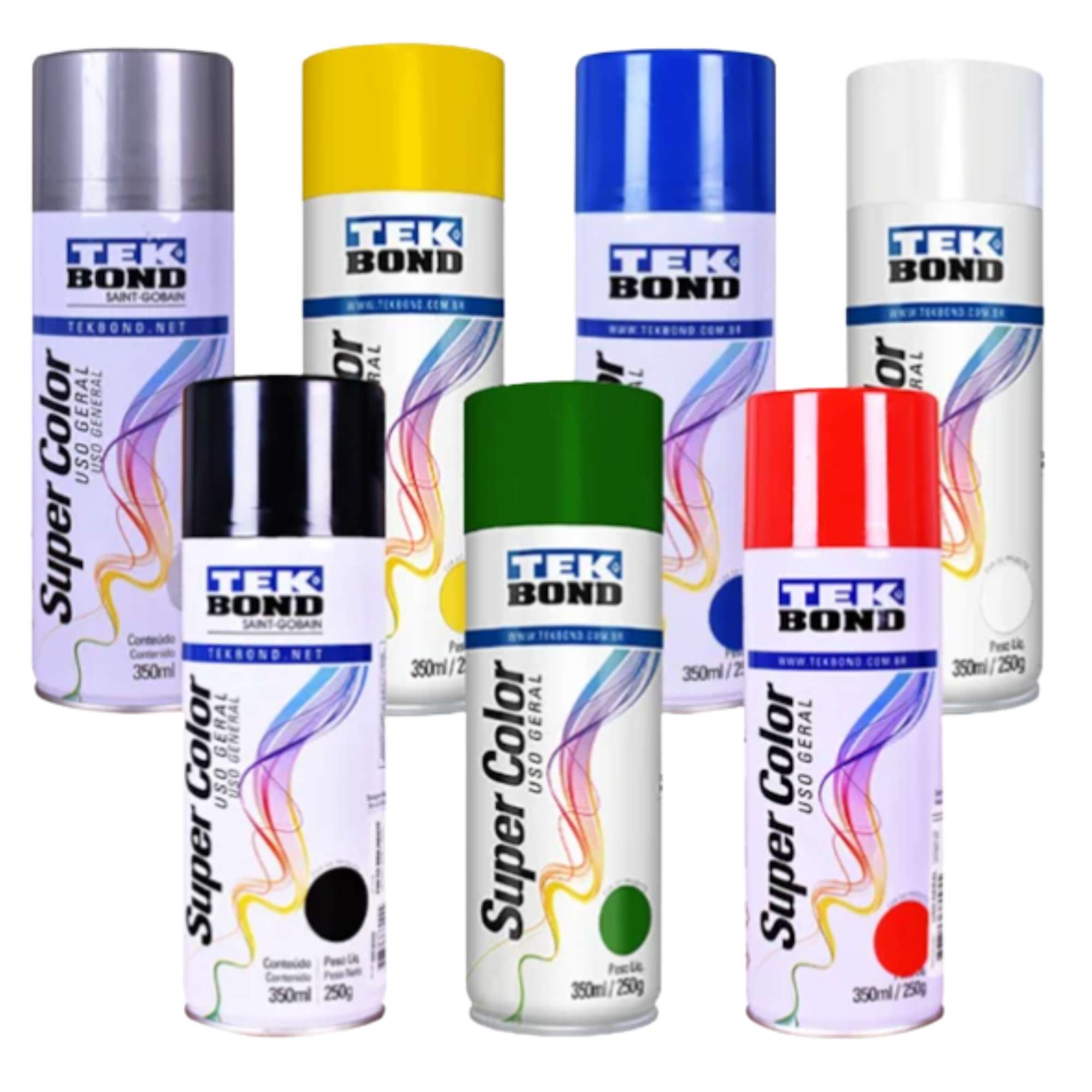 TINTA SPRAY AEROSSOL 350ML USO GERAL 250
